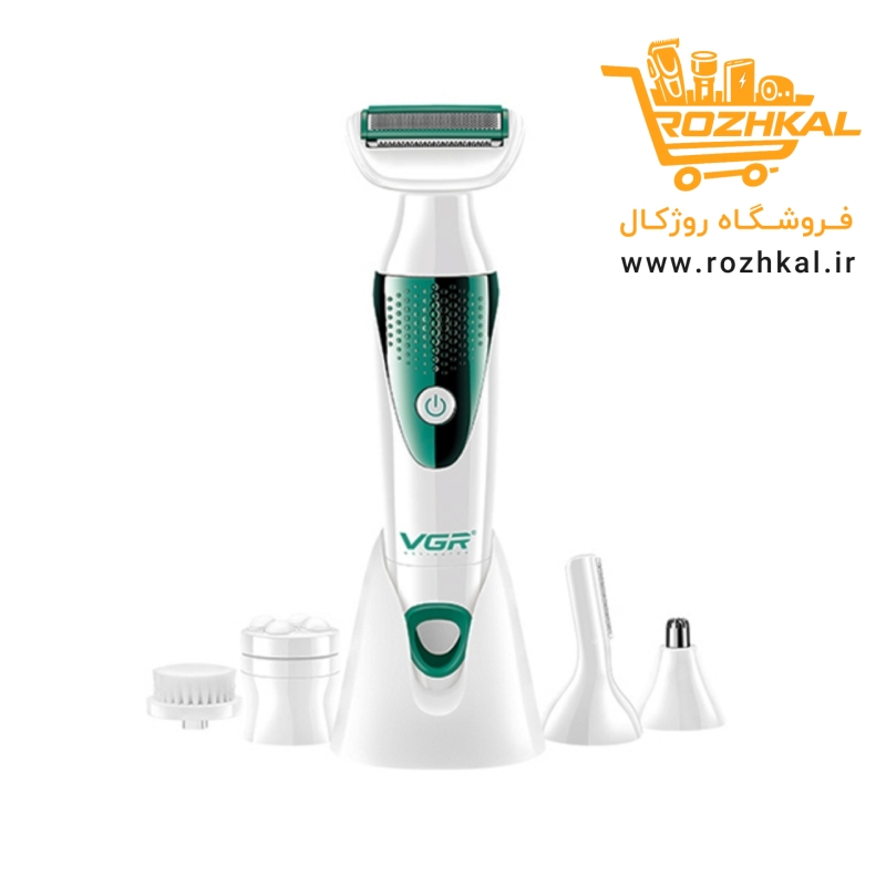 87d1da84-c546-4af0-a2f4-9346b36b627d_800 ست اصلاح موی بدن بانوان وی جی ار (VGR) مدل 720 با ۵ سری کاربردی و قابلیت مقاومت در برابر آب - Image 1